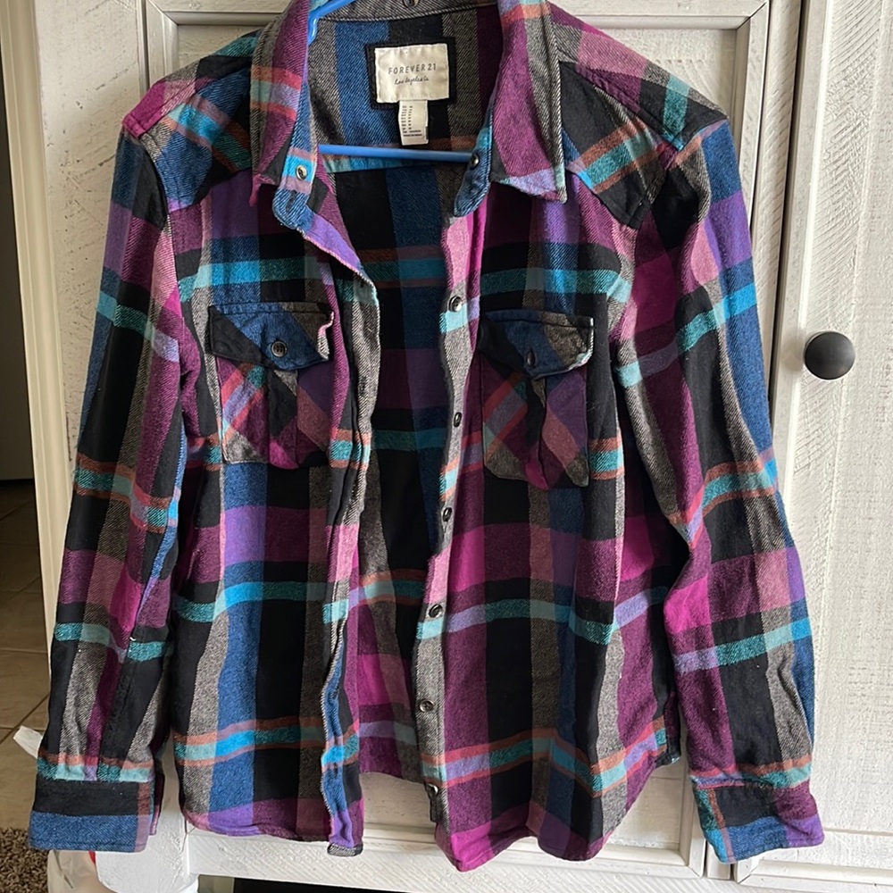 Plaid jacket! Size medium